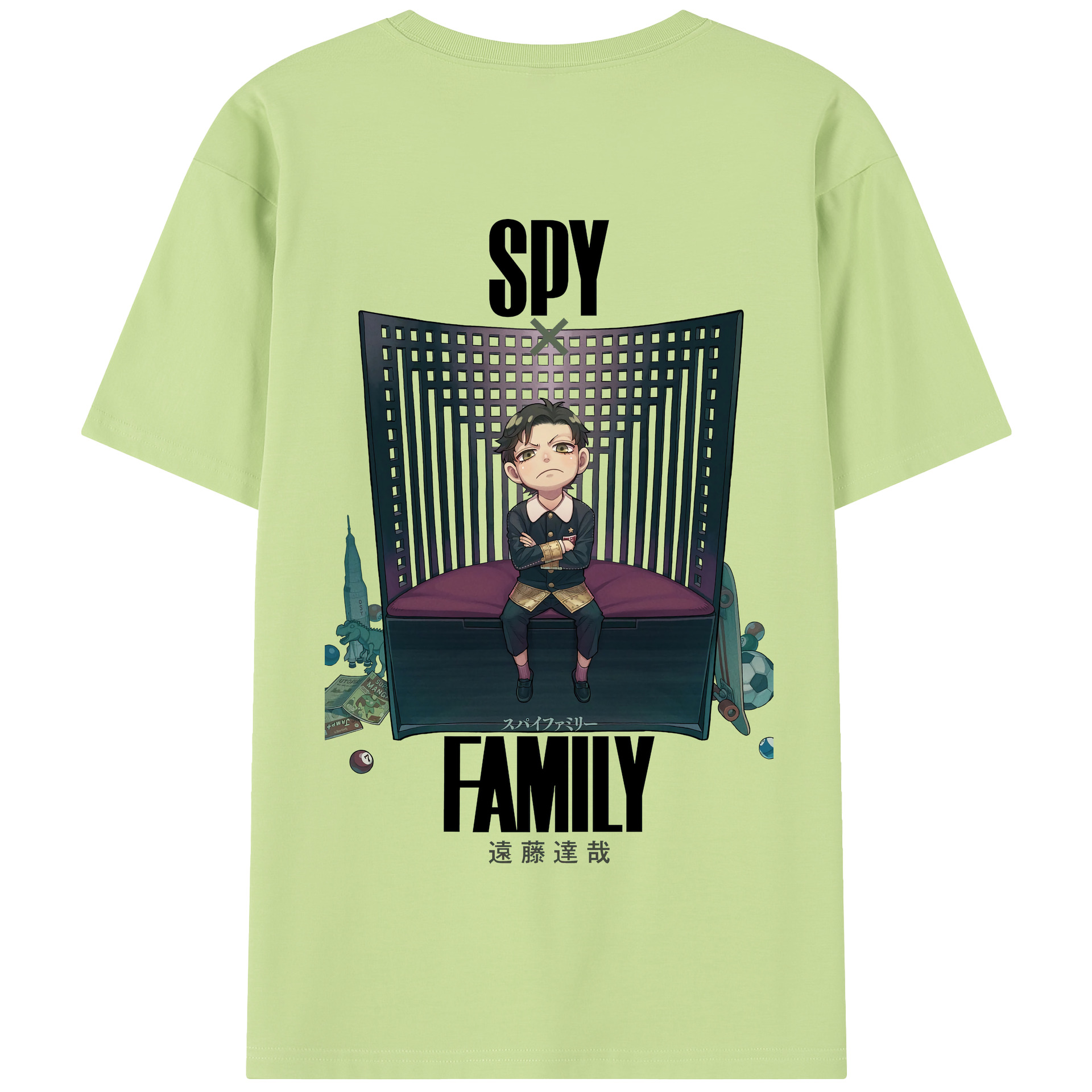 （画像用） SPY×FAMILY间谍家家酒 綿100％半袖Tシャツ（背面プリント）